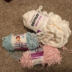 Bernat velvet yarn